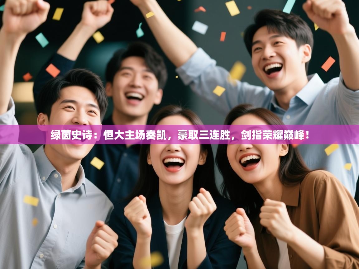 绿茵史诗：恒大主场奏凯，豪取三连胜，剑指荣耀巅峰！  第1张